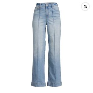 Time and Tru hard to find and AMAZING seamed wide leg jeans Sz10 EUC